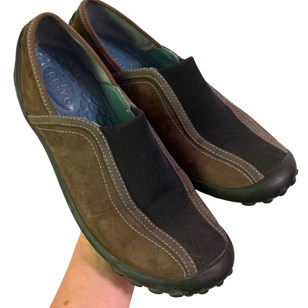 Privo Suede Slip On Shoes 7.5